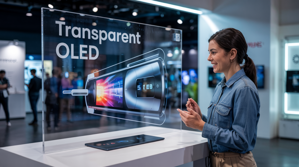 Transparent OLED Displays in Retail 